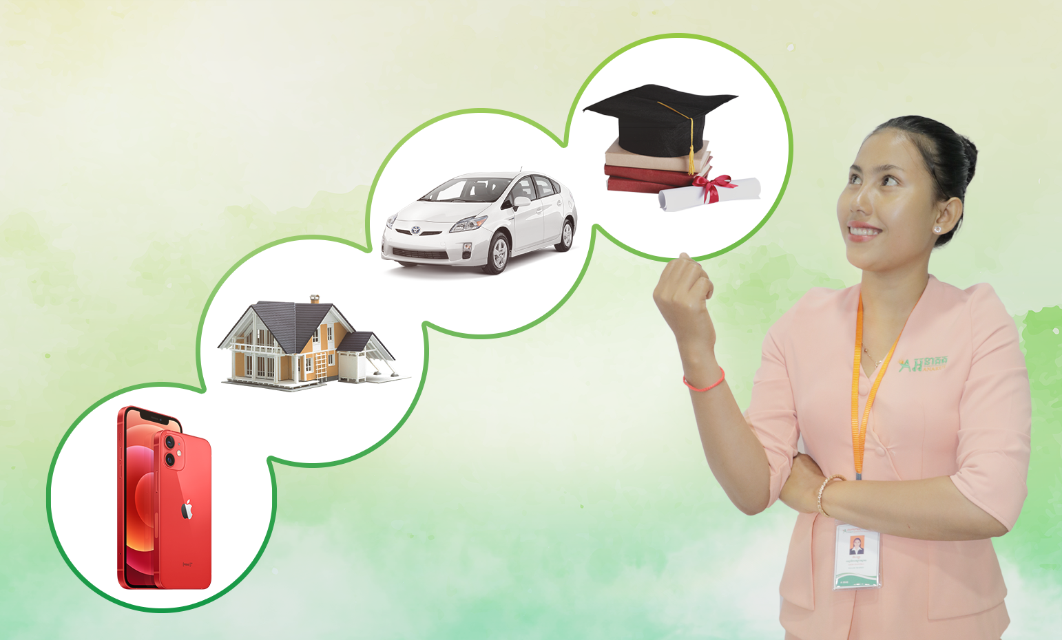 A generic square placeholder image with rounded corners in a figure.